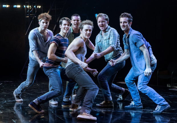 The men of West Side Story strike a pose.