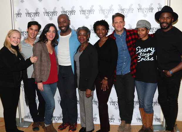 Susan Stroman and Colman Domingo join the cast of Dot for a family photo.