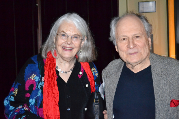 David Margulies with his companion, the actress Lois Smith, at the opening night of David Greenspan&#39;s Go Back to Where You Are in 2011.