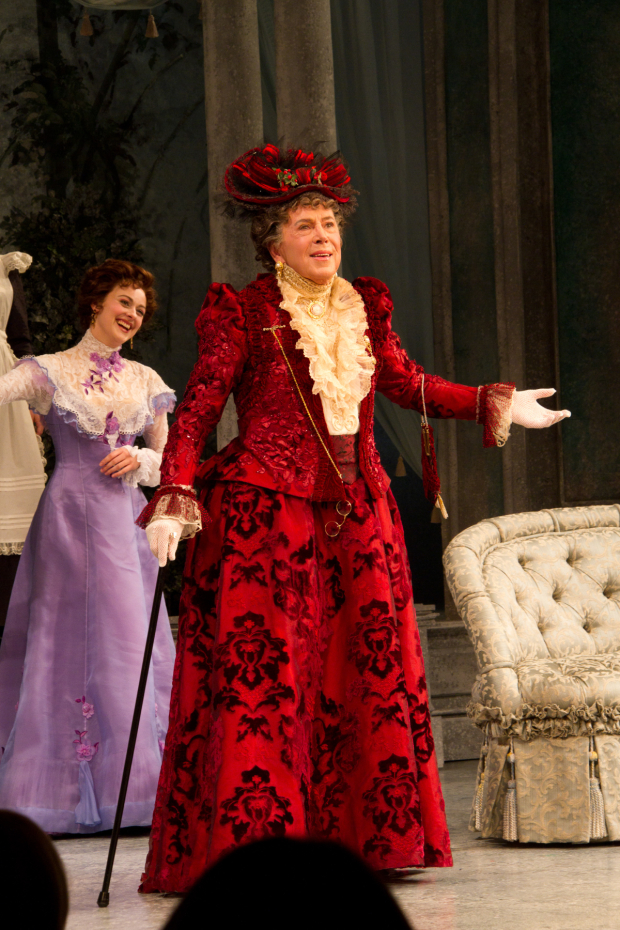 Brian Bedford takes a bow as Lady Bracknell in Roundabout Theater Company&#39;s 2011 revival of The Importance of Being Earnest.