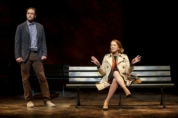 Greg Keller shares the stage with Linda Lavin in Our Mother&#39;s Brief Affair.