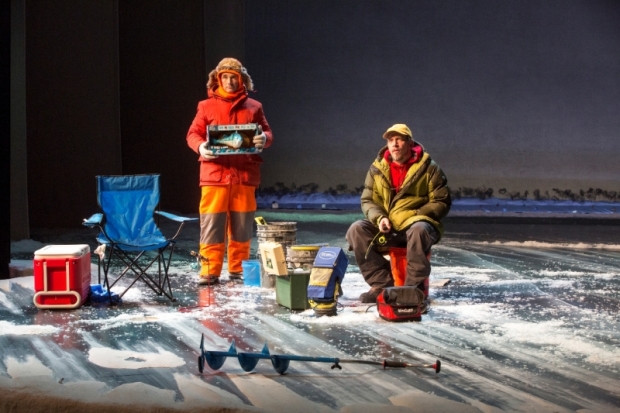 ﻿Jim Lichtscheidl and Mark Rylance in the 2013 Guthrie Theater production of Nice Fish.