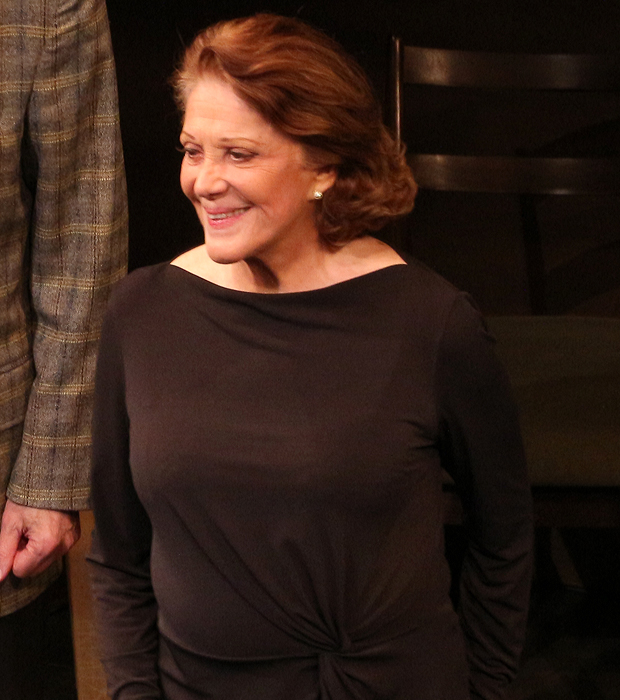 Linda Lavin takes her bow on the opening night of Broadway&#39;s Our Mother&#39;s Brief Affair.