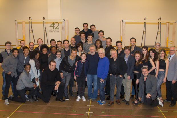 The complete ensemble of A Bronx Tale, running from February 4-March 6 at Paper Mill Playhouse.