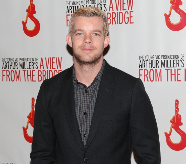 Russell Tovey celebrates the opening night of Arthur Miller&#39;s A View From the Bridge.