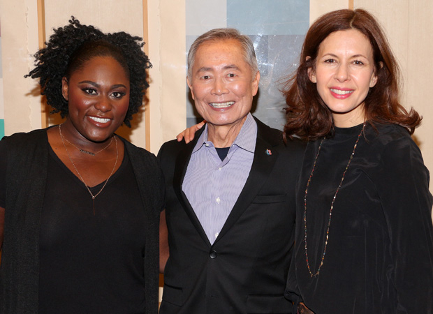 Danielle Brooks, George Takei, and Jessica Hecht represented Broadway&#39;s The Color Purple, Allegiance, and Fiddler on the Roof during the luncheon.
