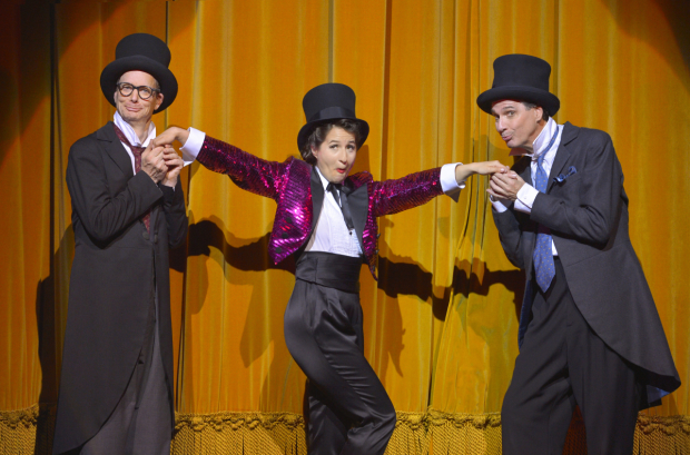 Bill Irwin, Shaina Taub, and David Shiner star in Signature Theatre&#39;s return engagement of Old Hats.