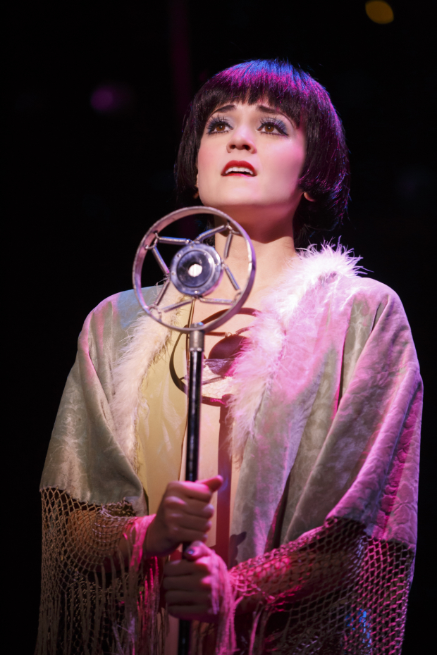 Andrea Goss as Sally Bowles in the new national tour of Cabaret.