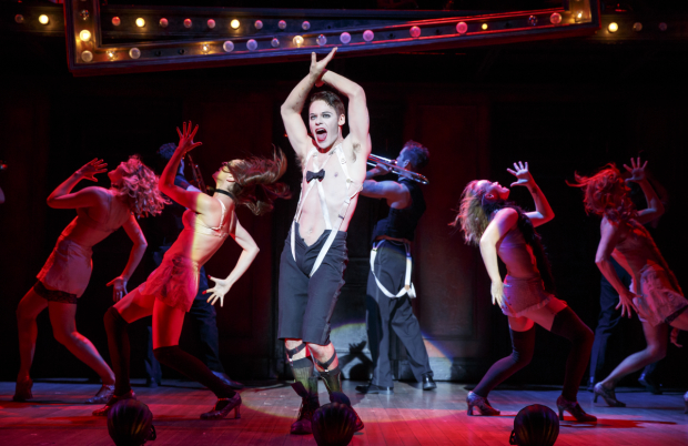 Randy Harrison plays the Emcee in the national tour of Cabaret.