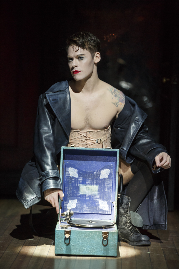 Randy Harrison as the Emcee in Cabaret.