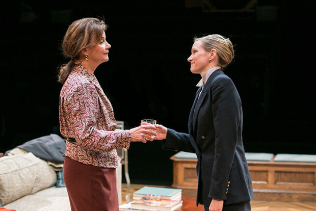 Margaret Colin and Caroline Hewitt in The City of Conversation, directed by Doug Hughes, at Arena Stage.