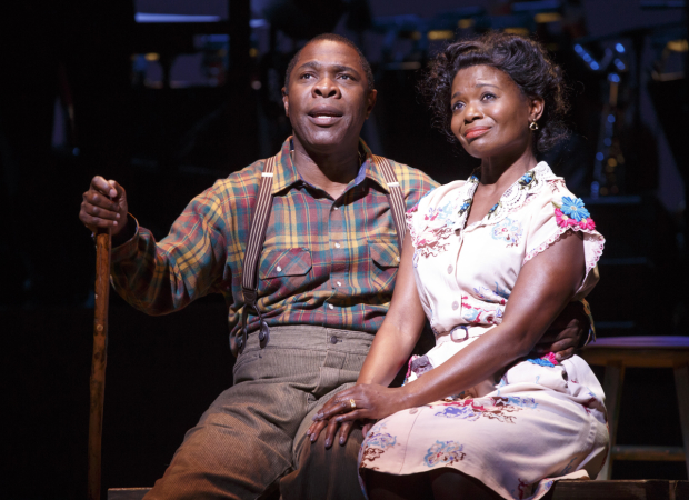 Michael Potts and LaChanze star in Cabin in the Sky, directed by Ruben Santiago-Hudson for Encores! at New York City Center.