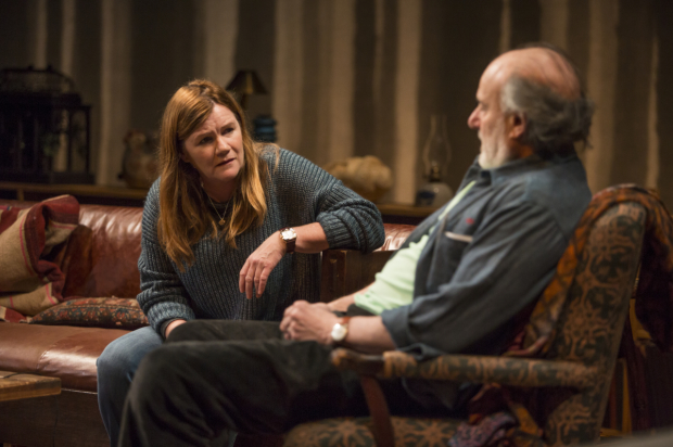 Tony nominees Mare Winningham and Peter Friedman play onstage spouses in Her Requiem.