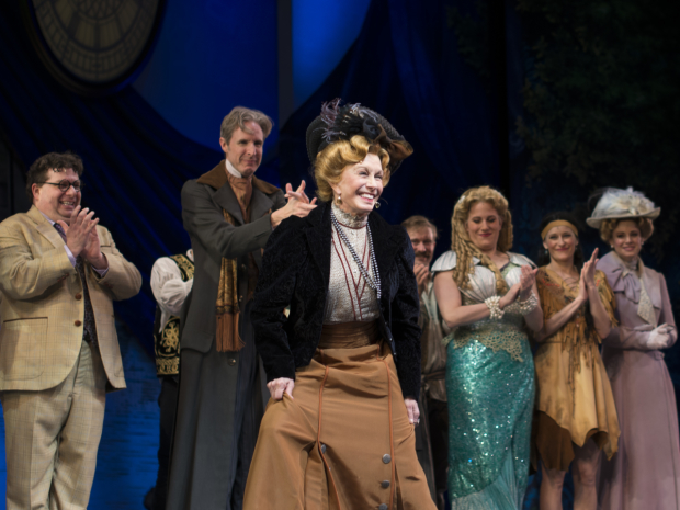 Sandy Duncan celebrated her opening night as Madame du Maurier in Finding Neverland.