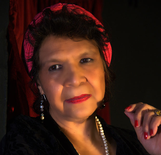 Tony winner Trezana Beverley as Mabel Mercer in Mabel Madness at Urban Stages.