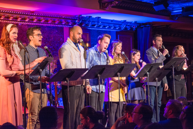 The cast of Fallout takes to the Feinstein&#39;s/54 Below stage.