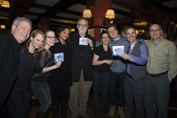 The company of A New Brain celebrates the release of their new cast album.