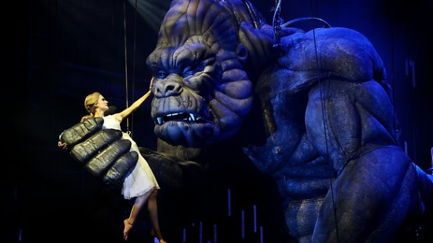 A scene from the Melbourne world premiere of King Kong.