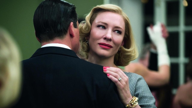Cate Blanchett is nominated for a 2016 Oscar for her performance in the film Carol.