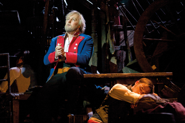 John Owen-Jones as Jean Valjean in the London production of Les Misérables.