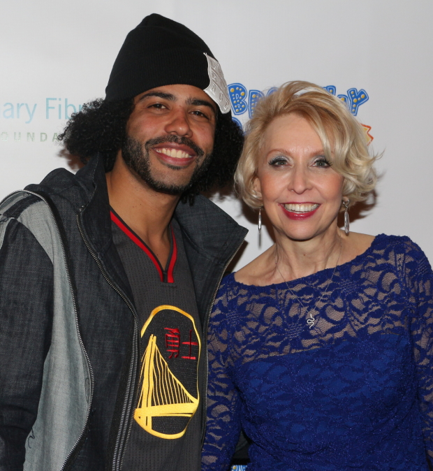 Daveed Diggs was one of the performers at Broadway Belts for PFF!, hosted by Julie Halston.