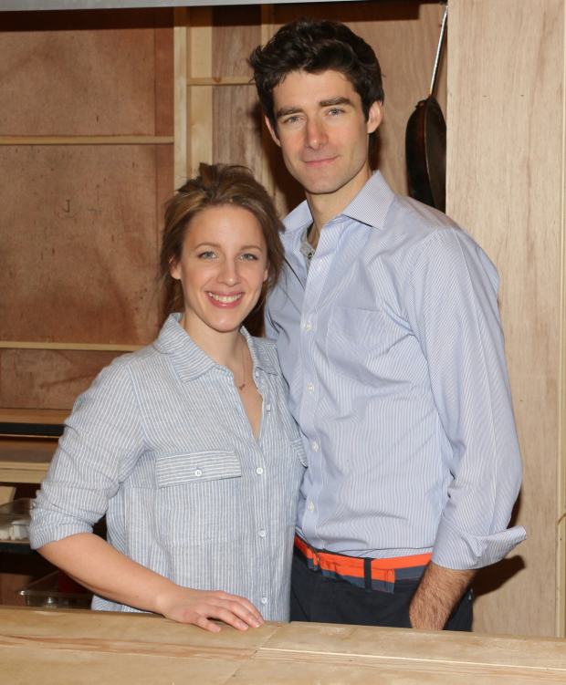 Jessie Mueller and Drew Gehling head the cast of Waitress as Jenna and Dr. Pomatter.