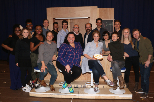 Catch the cast of Waitress in action at the Brooks Atkinson Theatre beginning March 25.