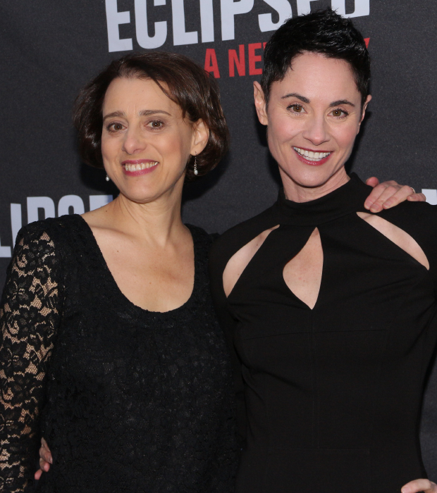 Fun Home Tony nominees Judy Kuhn and Beth Malone check out Eclipsed after their Sunday performance.