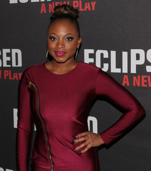 Power star Naturi Naughton is on hand for the opening of Eclipsed.