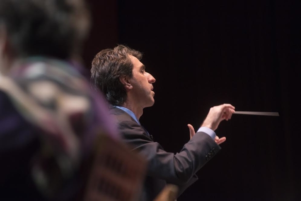 Jason Robert Brown serves as conductor of his score.