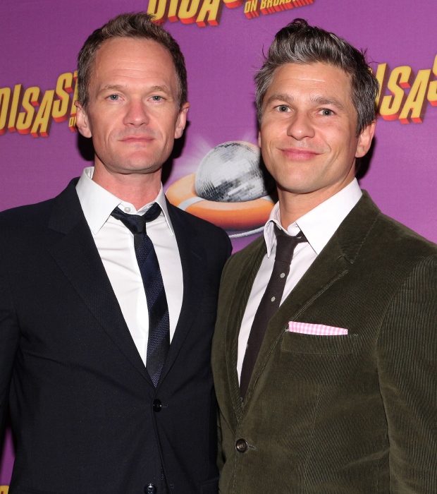 Neil Patrick Harris and David Burtka are on hand for the opening-night festivities.
