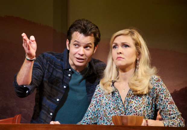 Timothy Olyphand and Jenn Lyon in Kenneth Lonergan&#39;s Hold On to Me Darling at the Atlantic Theater Company.