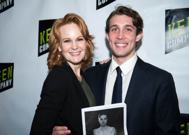 Kate Baldwin and Conor Ryan starred in Keen Company&#39;s production of Andrew Lippa and Tom Greenwald&#39;s musical John &amp; Jen.
