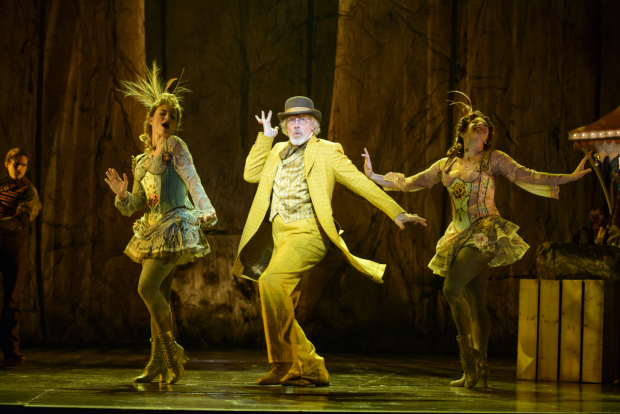 Terrence Mann as the Man in the Yellow Suit in Tuck Everlasting.