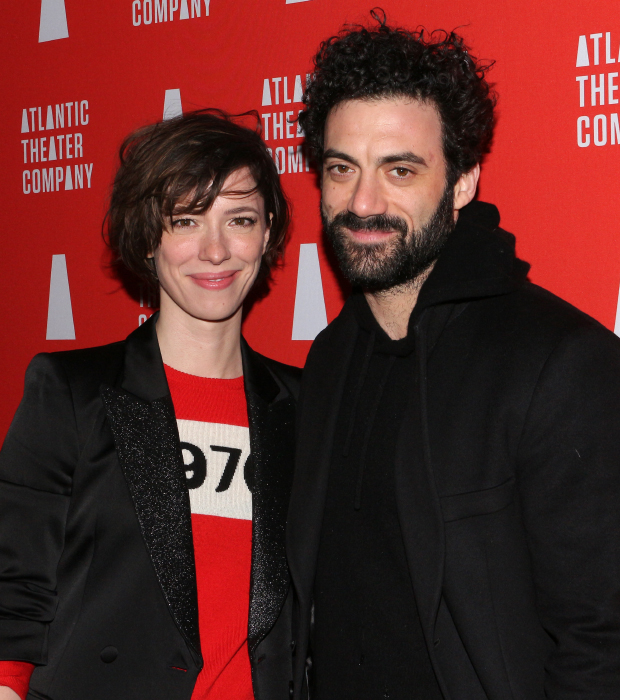 Rebecca Hall and Morgan Spector were also on hand to catch the performance.