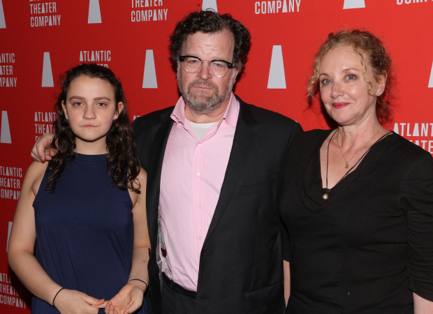 Kenneth Lonergan shares a photo with his daughter, Nellie, and wife, actress J. Smith Cameron.