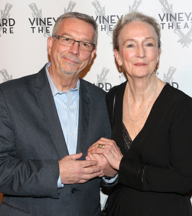 Publicist Sam Rudy and actress Kathleen Chalfant were honored at the Vineyard Theatre&#39;s 2016 gala.