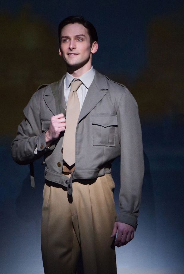 Garen Scribner as Jerry Mulligan in Broadway&#39;s An American in Paris.