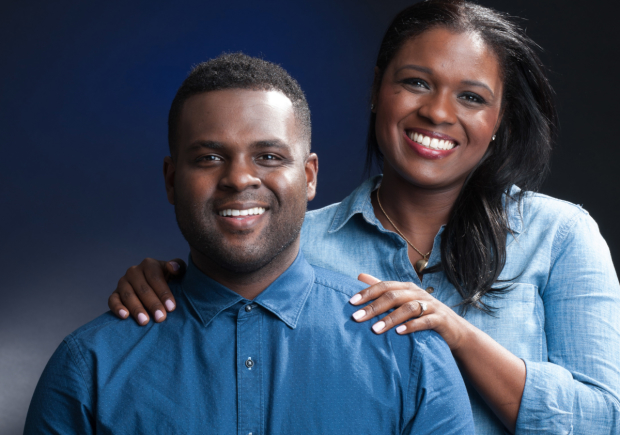 Juan Winans and Deborah Joy Winans star as their uncle and aunt BeBe and CeCe Winans in Born for This at Arena Stage.
