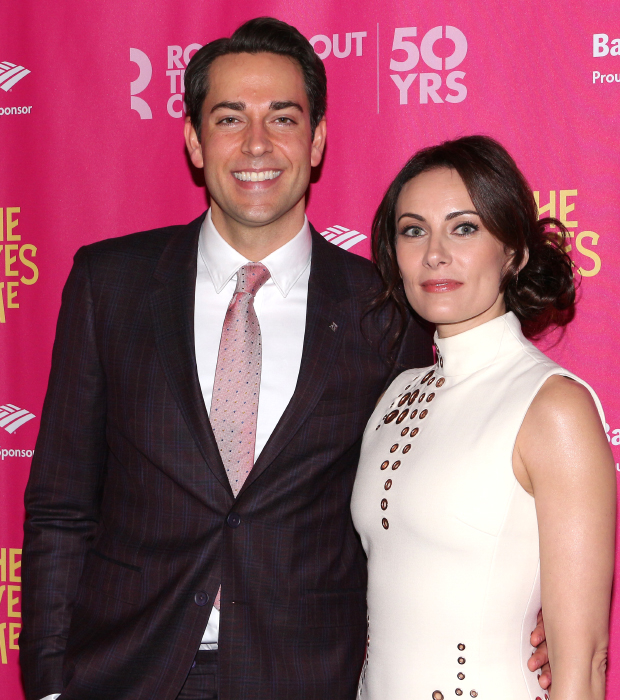 Zachary Levi and Laura Benanti play romantic leads Georg and Amalia.