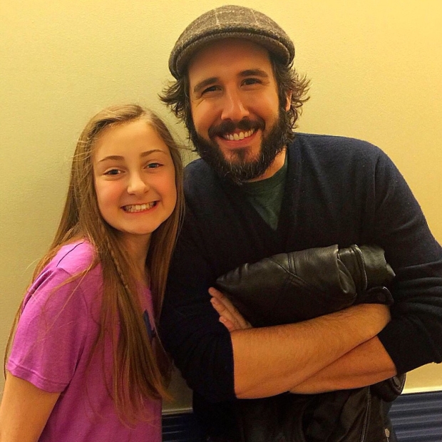 Josh Groban stopped by our rehearsal to say hi! He'll be making his Broadway debut this year too – in Natasha, Pierre and the Great Comet of 1812. 
