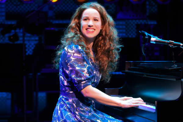 Chilina Kennedy as Carole King in Broadway&#39;s Beautiful at the Stephen Sondheim Theatre.