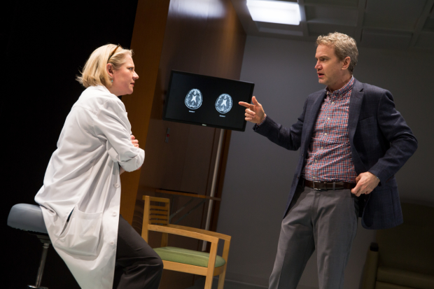 Kati Brazda plays Dr. Lorna James and Steve Key plays Dr. Toby Sealey in The Effect.