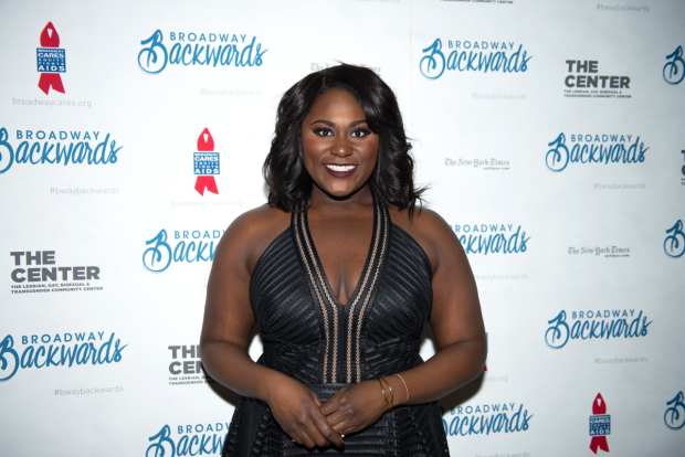 The Color Purple&#39;s Danielle Brooks is on hand to support Broadway Cares.