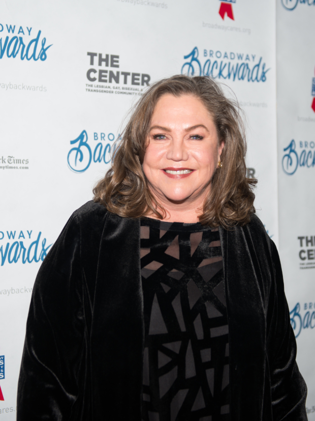 Kathleen Turner walks the red carpet to support Broadway Backwards.