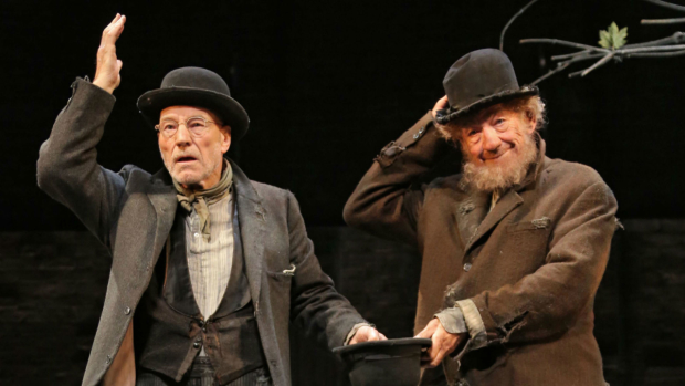 Samuel Beckett&#39;s modern classic Waiting for Godot failed to attract theatergoers 60 years ago, but now it draws audiences and big-name actors to Broadway. Above: Patrick Stewart and Ian McKellen starred in the 2013 revival of Godot at the Cort Theatre.