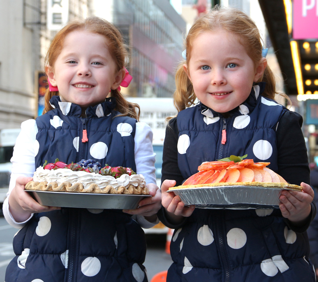 Five-year-old twins Claire and McKenna Keane will share the role of Lulu in the new Broadway musical Waitress.