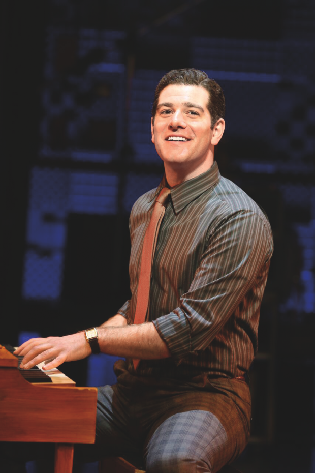 Ben Jacoby as Barry Mann in Beautiful &mdash; The Carole King Musical at the Stephen Sondheim Theatre.