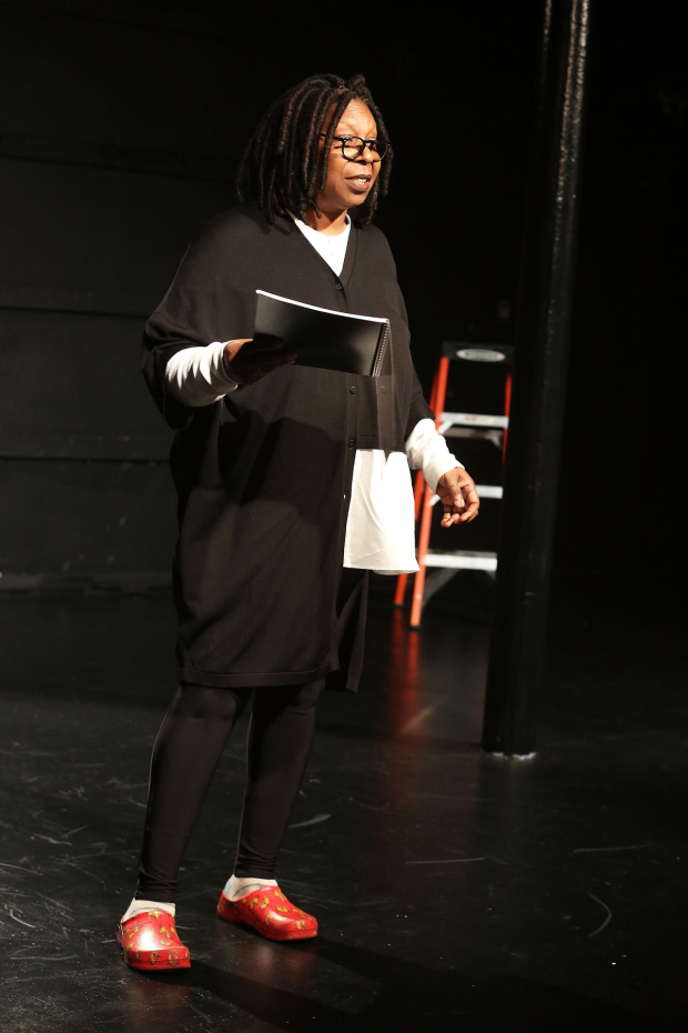 Whoopi Goldberg starred in the March 14 performance of Nassim Soleimanpour&#39;s White Rabbit Red Rabbit at the Westside Theatre.