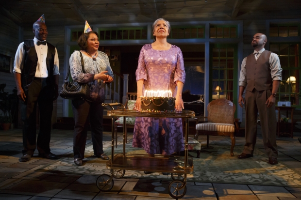 John Earl Jelks, Arnetia Walker, Phylicia Rashad, and Francois Battiste star in Tarell Alvin McCraney&#39;s Head of Passes, directed by Tina Landau, at The Public Theater.